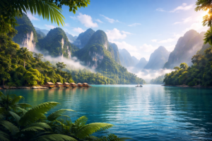 สวยจนลืมหายใจ! อัปเดต เขาสก จ.สุราษฎร์ธานี กุ้ยหลินเมืองไทยที่ชาตินี้ต้องไปเยือนสักครั้ง